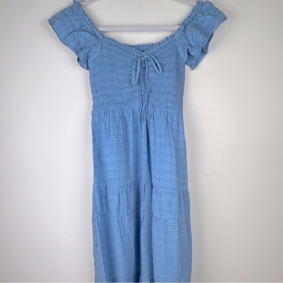 L*Space | Romantic Cottagecore Boho Lucia Midi / Maxi Smocked Tiered Dress | XL - Picture 5 of 8